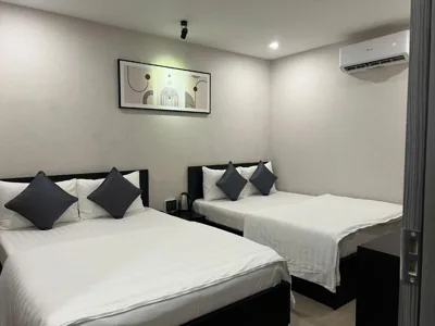 两张双人床的高级双人房 — G Hotel Sai Gon